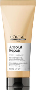 L'Oréal Professionnel Absolut Repair Conditioner, Protein & Gold Quinoa for Dry, Damaged Hair