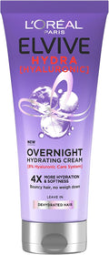 L'Oréal Paris Elvive Hydra Hyaluronic Acid Overnight Hydrating Cream for Dry Hair, 200 ml