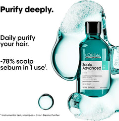 L'Oréal Scalp Advanced Anti-Oiliness Shampoo, 300ml
