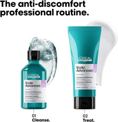 L'Oréal Professionnel Scalp Advanced Anti-Discomfort Shampoo, Soothes Sensitive Scalps, Serie Expert, 300ml