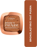 L'Oreal Paris Back To Bronze Matte Bronzing Powder, Shimmer-Free, Medium