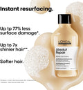 L’Oréal Professionnel | Shampoo, With Protein And Gold Quinoa for Dry And Damaged Hair, Serie Expert Absolut Repair