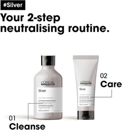 L’Oréal Professionnel Conditioner, for Grey, White or Light Blonde Hair, Serie Expert Silver, 200 ml