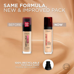 L'Oréal Paris Infallible 32H Fresh Wear Foundation, 20 Ivory