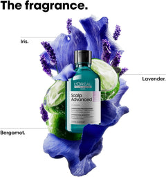 L'Oréal Professionnel Scalp Advanced Anti-Discomfort Shampoo, Soothes Sensitive Scalps, Serie Expert, 300ml