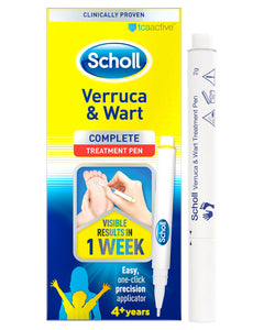 Scholl Verruca & Wart Removal Pen - TCA-Active, Targeted Treatment, 1 Pack