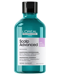 L'Oréal Professionnel Scalp Advanced Anti-Discomfort Shampoo, Soothes Sensitive Scalps, Serie Expert, 300ml