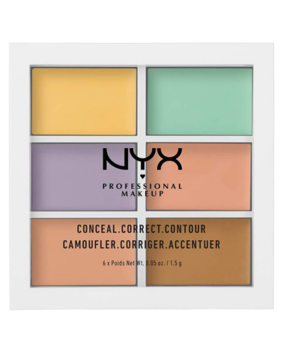 NYX Professional Makeup Colour Correcting Concealer Palette, 6 Blendable Shades