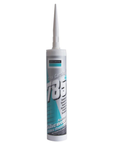 Dow 785 White Sanitary Silicone Sealant 310ml
